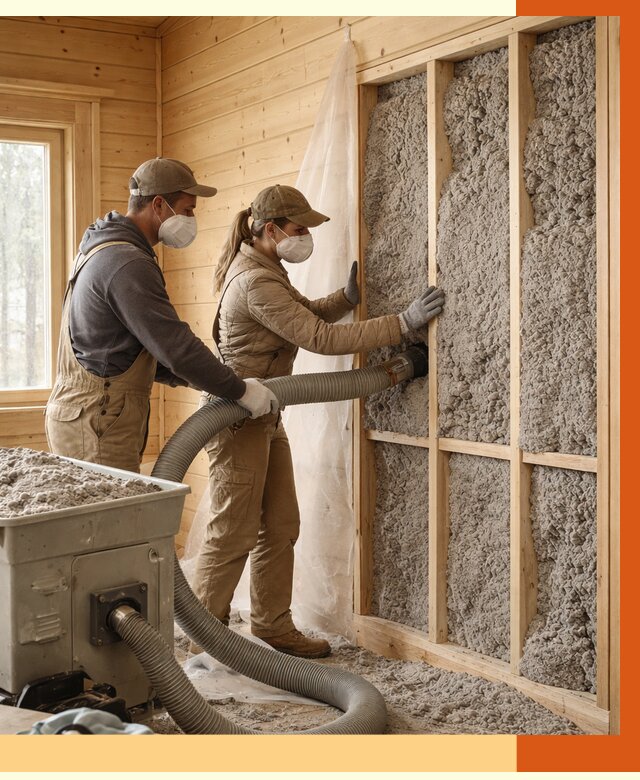 Утепление дачного дома эковатой в Минусинске от 1473 руб./м2 — комплексно, ТепломастерМнс