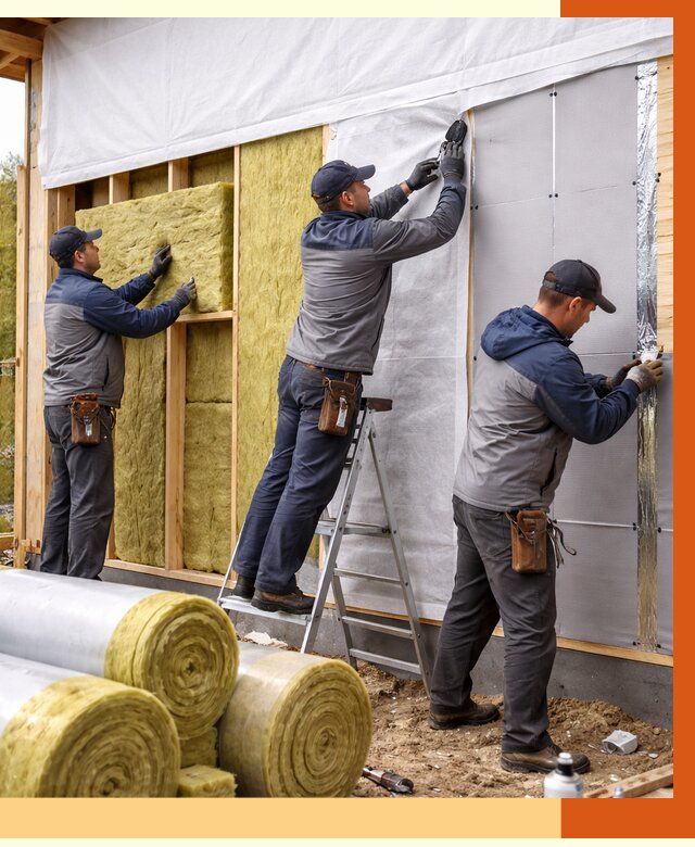 Утепление каркасного дома в Минусинске от 4268 руб./м2 — профессионально | ТепломастерМнс