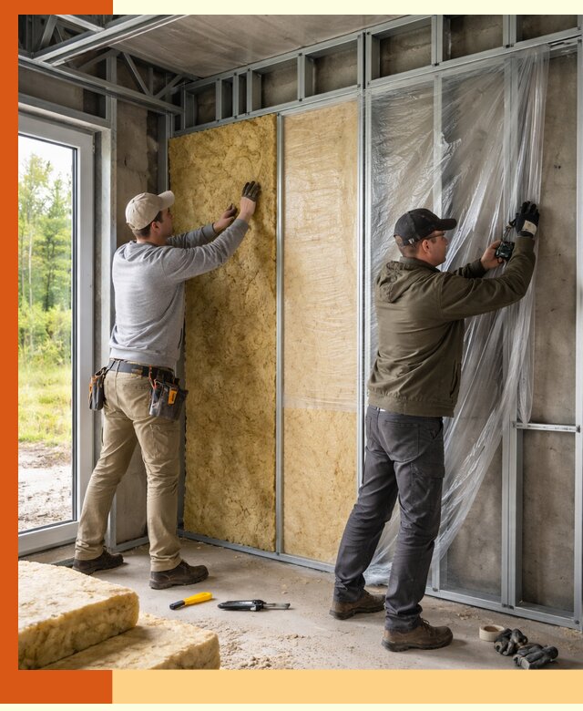 Утепление дома из ЛСТК в Минусинске с гарантией качества и эффективности