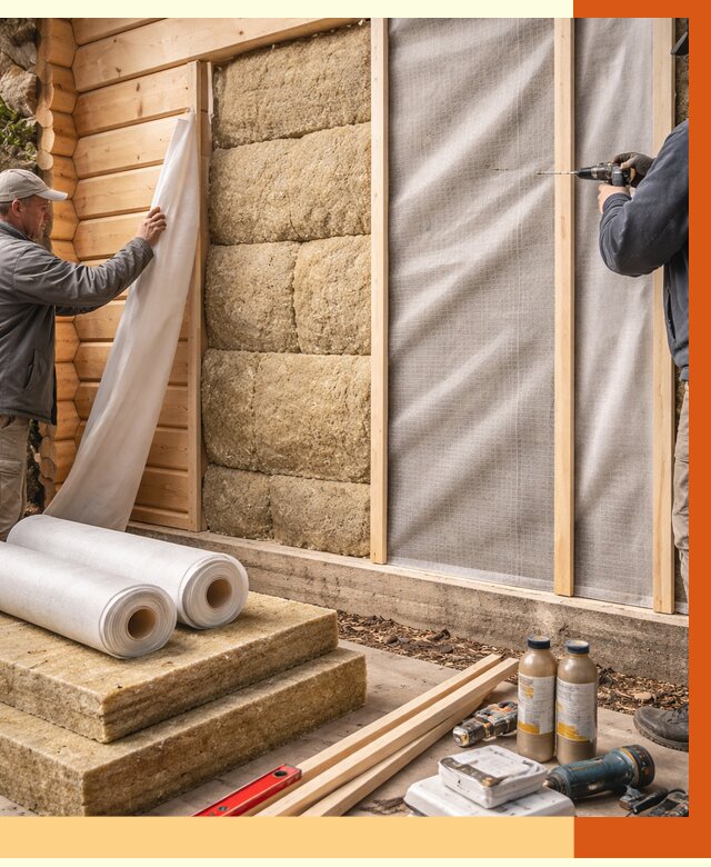 Утепление дома из минибруса в Минусинске от 4572 руб/м2 — заказать профессионально | ТепломастерМнс