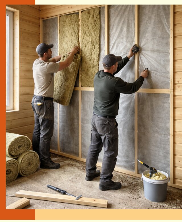 Утепление дома из минибруса в Минусинске: комплексные теплоизоляционные работы