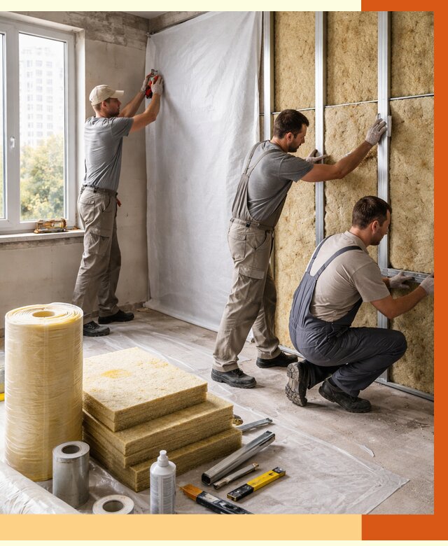 Утепление квартиры в Минусинске от 4572 руб/м2 — утеплить квартиру изнутри и снаружи | ТепломастерМнс