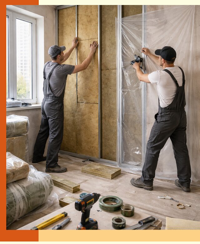 Утепление квартиры изнутри профессионально в Минусинске