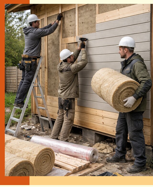Утепление бани снаружи в Минусинске профессионально и надежно