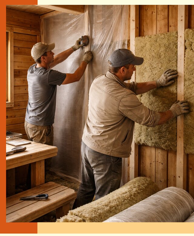 Утепление бани изнутри в Минусинске качественно и недорого