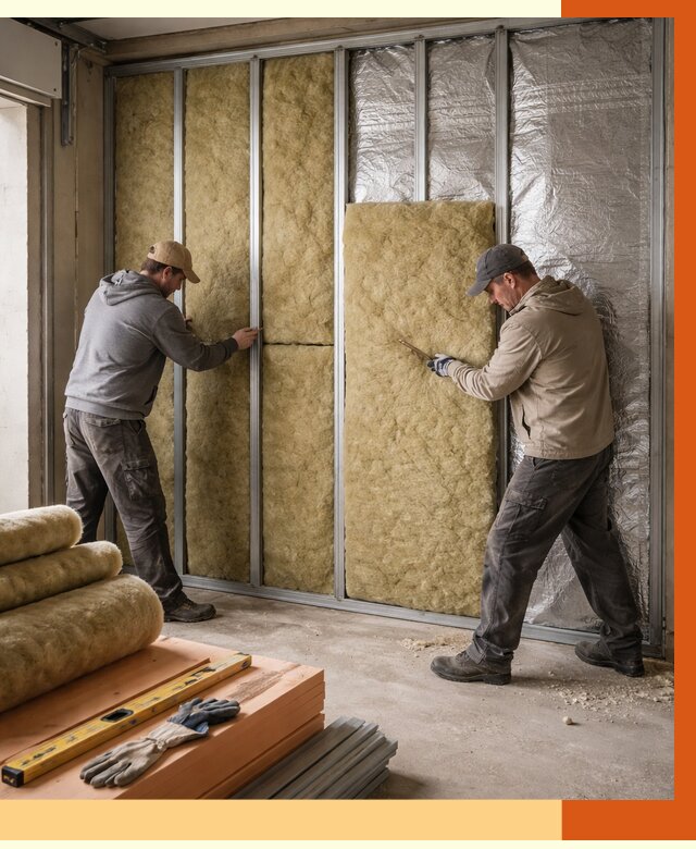 Утепление гаража изнутри в Минусинске от 7621 руб/м2 — работы и цена | ТепломастерМнс