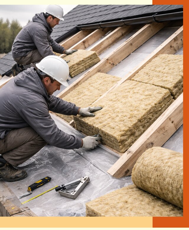 Утепление крыши в Минусинске от 1880 руб./м2 — комплексное утепление кровли | ТепломастерМнс