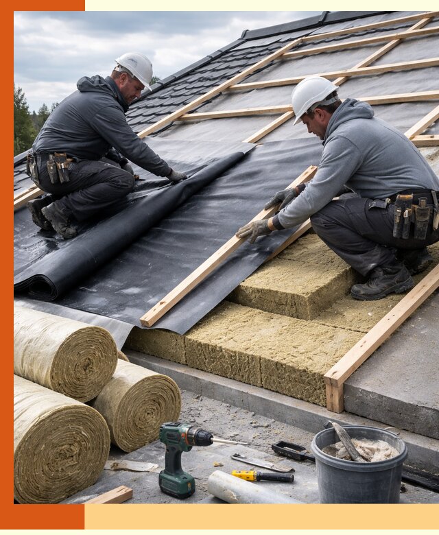 Утепление крыши снаружи в Минусинске: профессиональная теплоизоляция