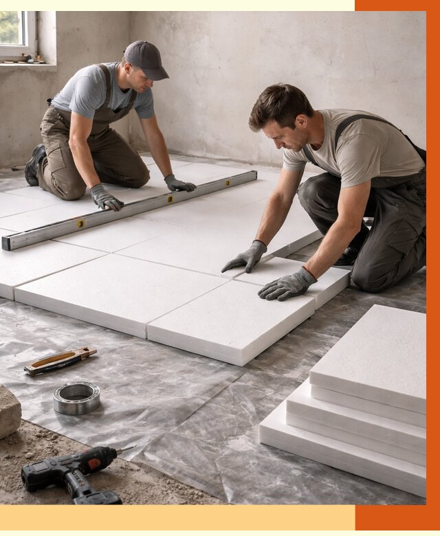 Утепление бетонного пола в Минусинске от 2540 руб/м2 — монтаж и цена | ТепломастерМнс