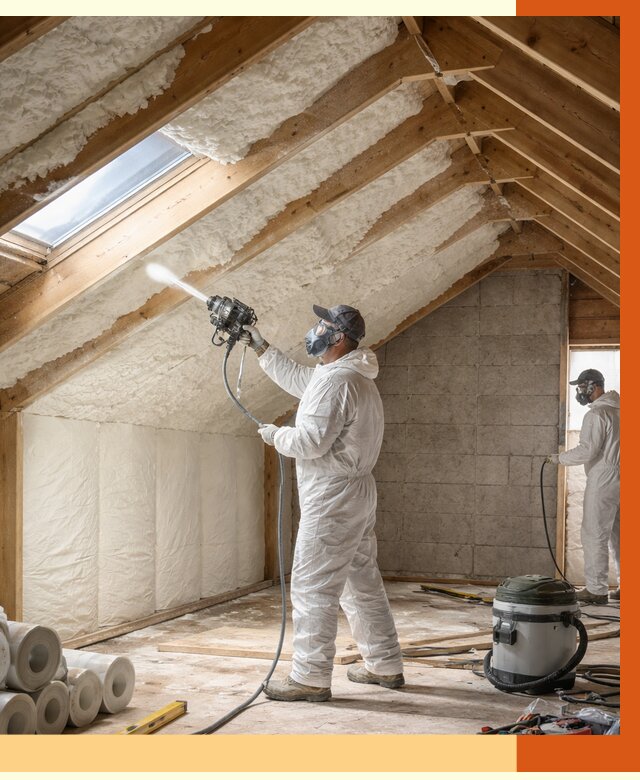 Утепление мансарды ППУ в Минусинске от 2794 руб./м² — заказать под ключ | ТепломастерМнс