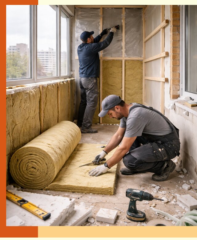 Утепление балкона под ключ в Минусинске качественно и быстро