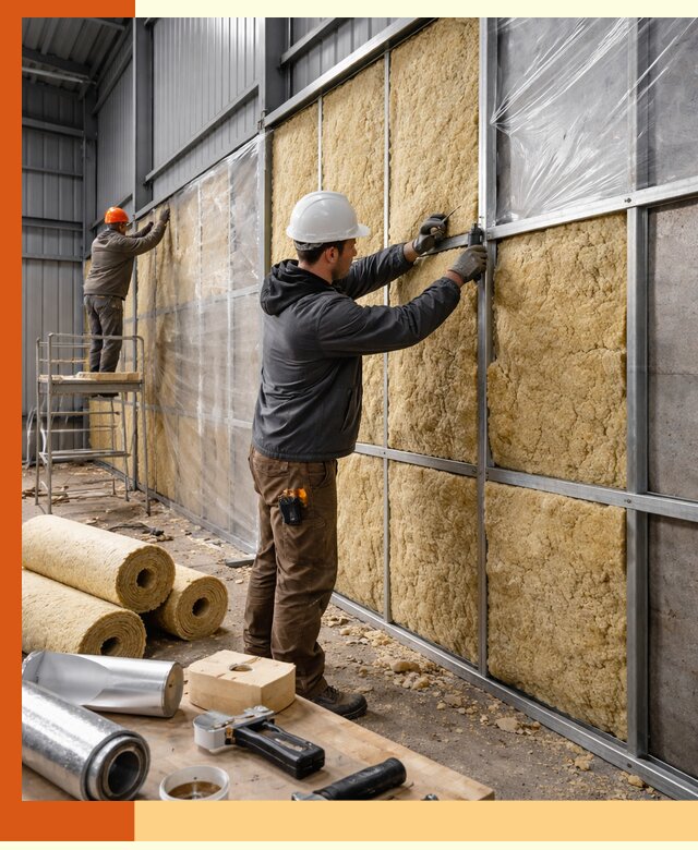 Утепление ангара в Минусинске — профессиональная теплоизоляция помещений