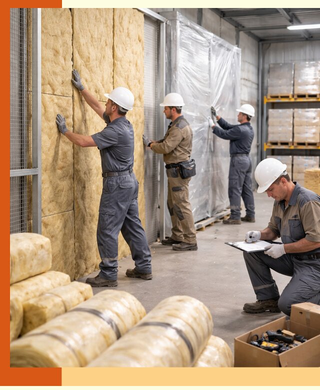 Утепление склада готовой продукции в Минусинске качественно и быстро