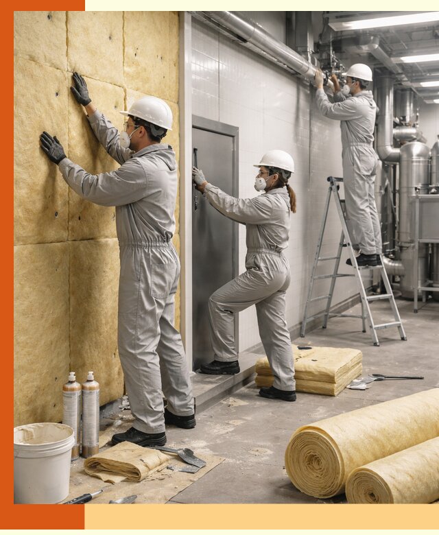 Утепление пищевого цеха под ключ в Минусинске