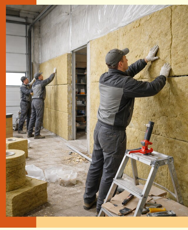 Утепление автосервиса и мастерских в Минусинске качественно и надёжно