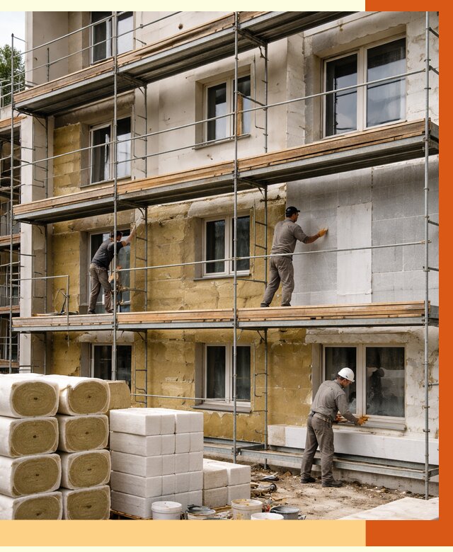 Утепление гостиницы в Минусинске от 7316 руб./м2 — комплексно, ППУ, под ключ | ТепломастерМнс