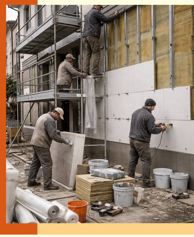 Утепление гостиницы под ключ в Минусинске с гарантией качества