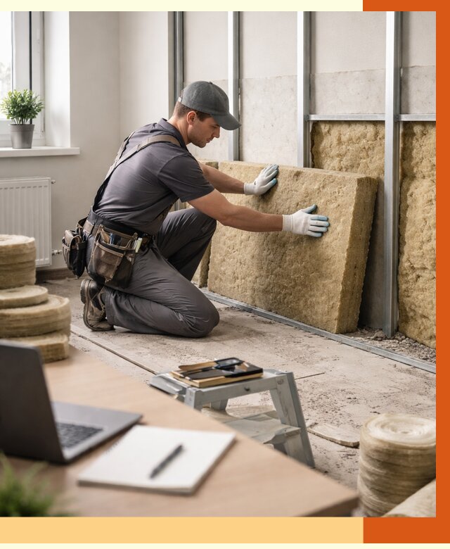 Утепление офиса в Минусинске от 4572 руб/м2 — комплексное утепление офиса под ключ | ТепломастерМнс