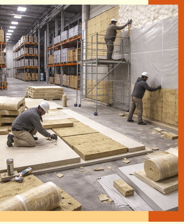 Утепление складского терминала в Минусинске от 7621 руб./м² под ключ | ТепломастерМнс