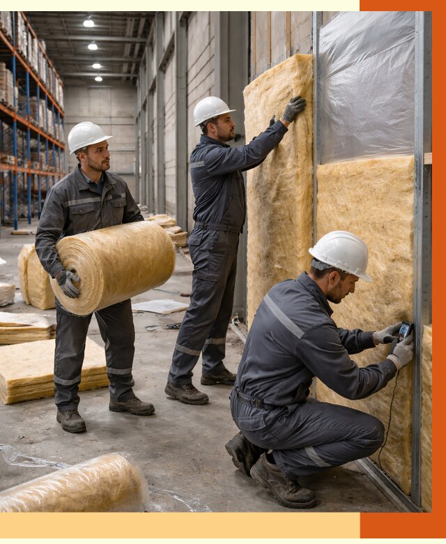 Утепление логистического центра в Минусинске от 4572 руб/м² под ключ | ТепломастерМнс