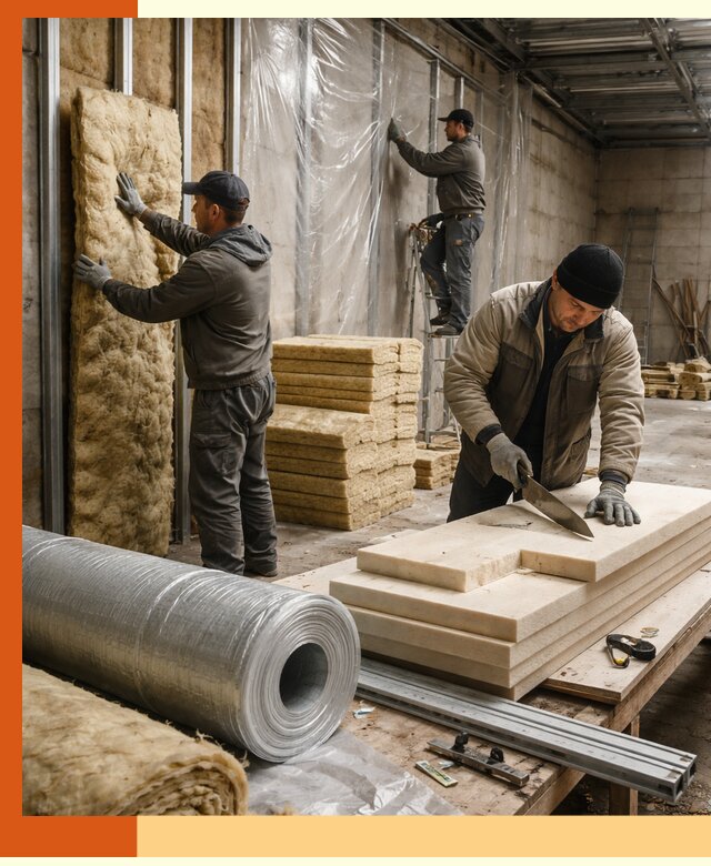 Утепление торгового склада в Минусинске с энергоэффективными решениями