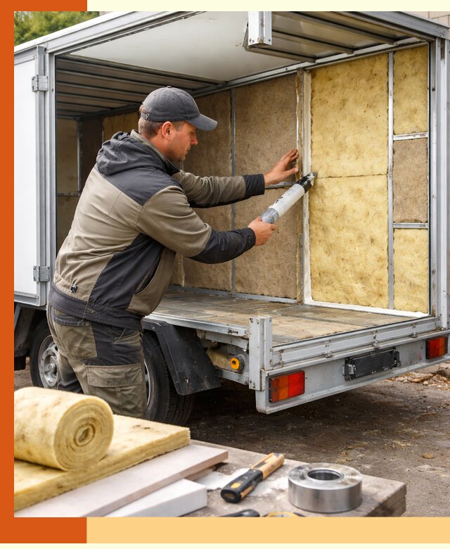 Профессиональное утепление прицепа в Минусинске для любых условий