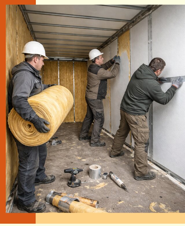 Утепление рефрижераторного контейнера в Минусинске профессионально и надежно