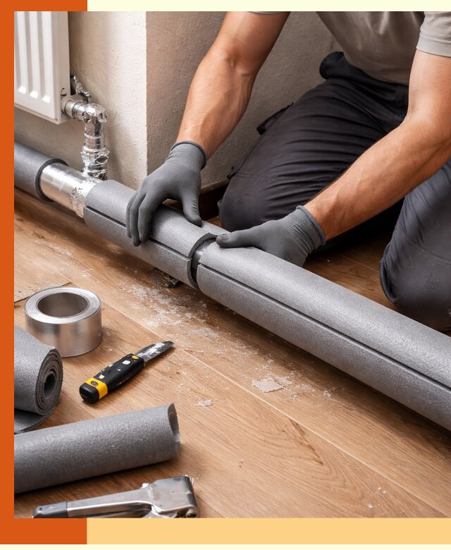 Утепление труб отопления в Минусинске: теплоизоляция и защита сети