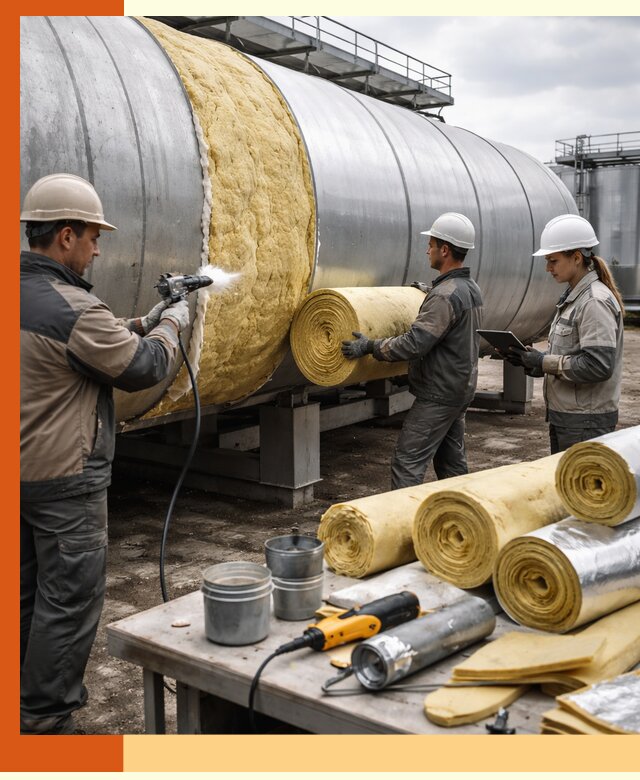 Утепление цистерны в Минусинске — утеплители и монтаж под ключ