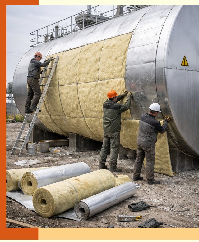Утепление резервуаров с топливом в Минусинске надежно и экономично