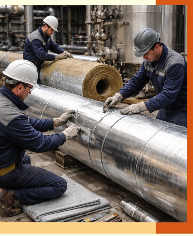 Утепление технологического оборудования в Минусинске от 4268 руб. за м2 | ТепломастерМнс