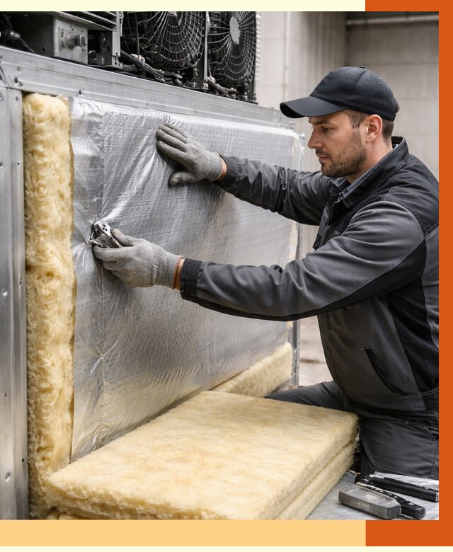 Утепление холодильного агрегата в Минусинске от 8637 руб. под ключ | ТепломастерМнс