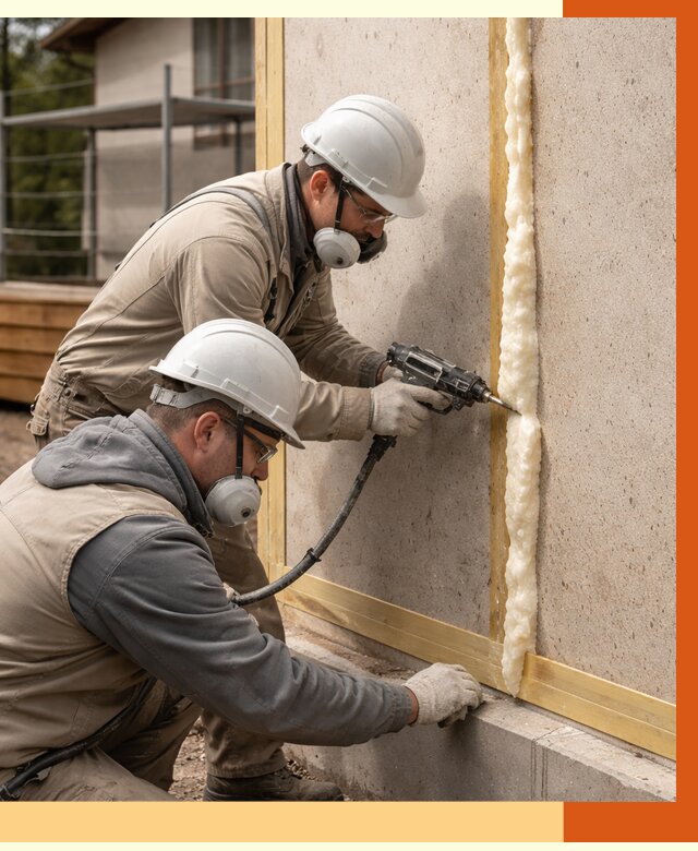 Утепление сип панелей ППУ в Минусинске от 4877 руб. под ключ | ТепломастерМнс