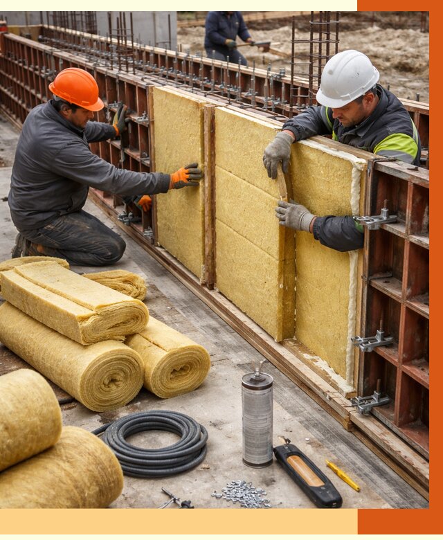 Теплоизоляция опалубки в Минусинске от 7316 руб. за м2 — услуги и монтаж | ТепломастерМнс