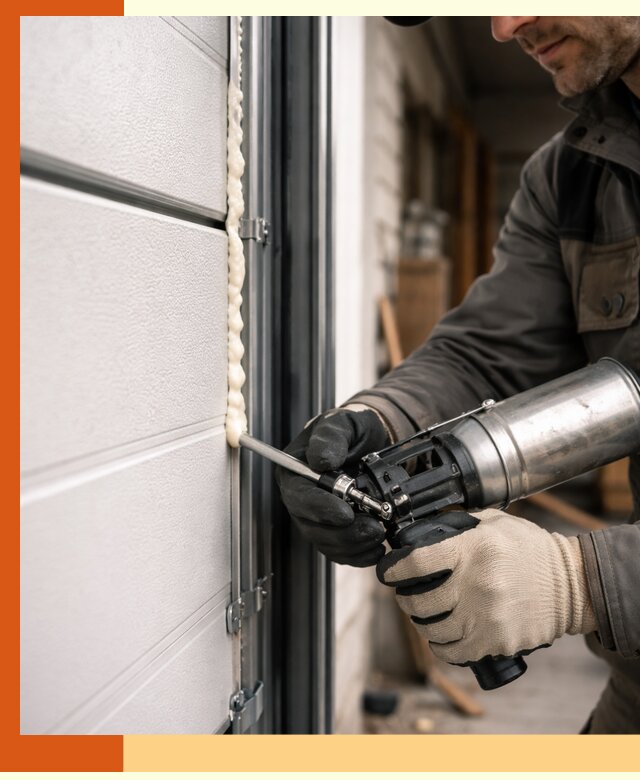 Заполнение пустот ворот в Минусинске профессионально и герметично