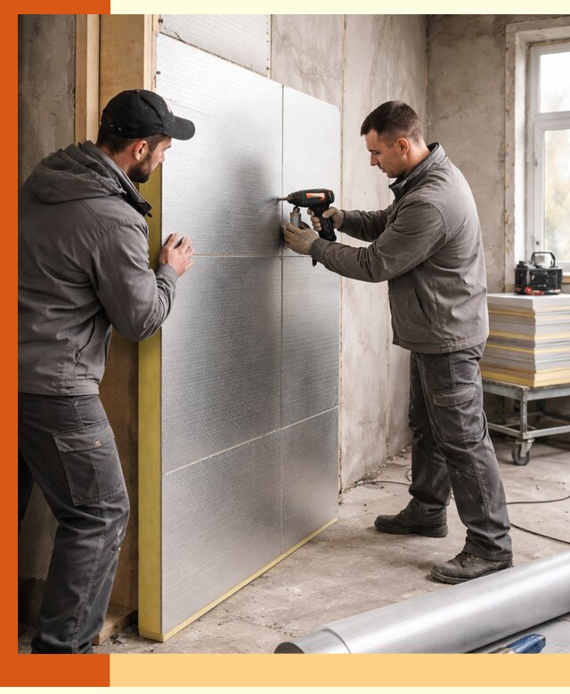 Утепление PIR панелями домов и зданий в Минусинске