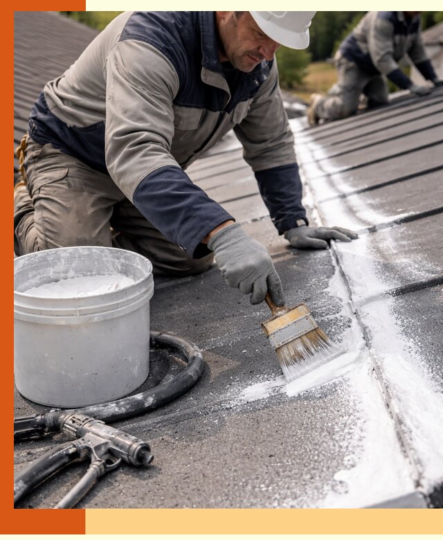 Утепление кровли жидкой теплоизоляцией в Минусинске