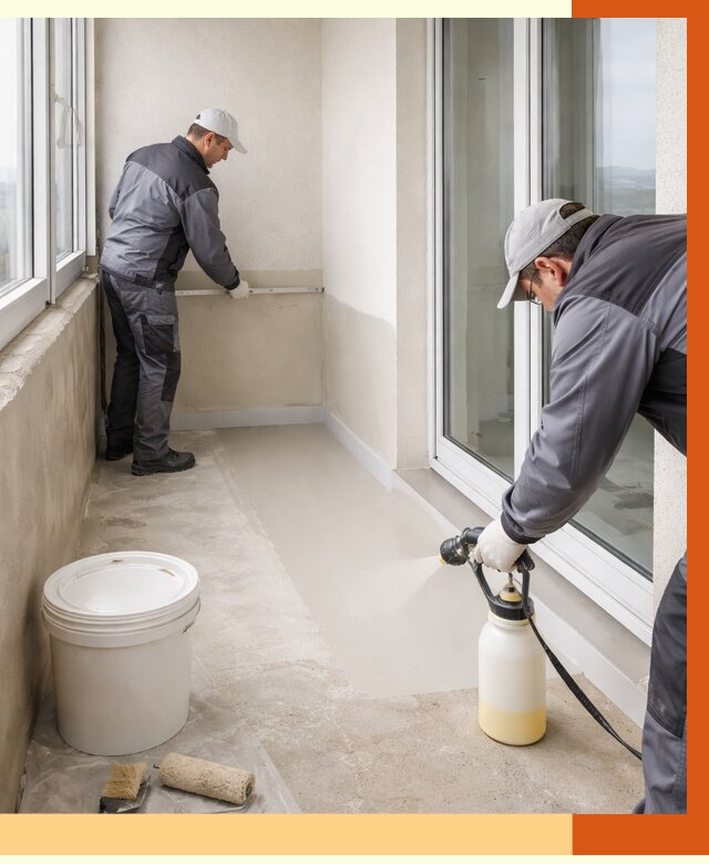 Утепление балкона жидкой теплоизоляцией в Минусинске от 5843 руб./м2 | ТепломастерМнс