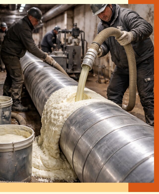 Утепление теплотрассы жидкой теплоизоляцией в Минусинске от 4268 руб. | ТепломастерМнс