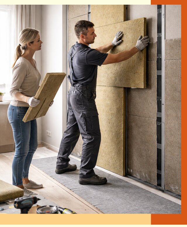 Профессиональная шумоизоляция квартиры в Минусинске от 7621 руб. за м2 | ТепломастерМнс