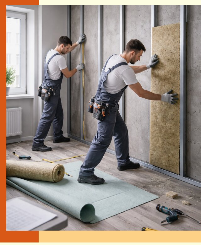 Шумоизоляция квартиры под ключ в Минусинске — профессионально и гарантированно