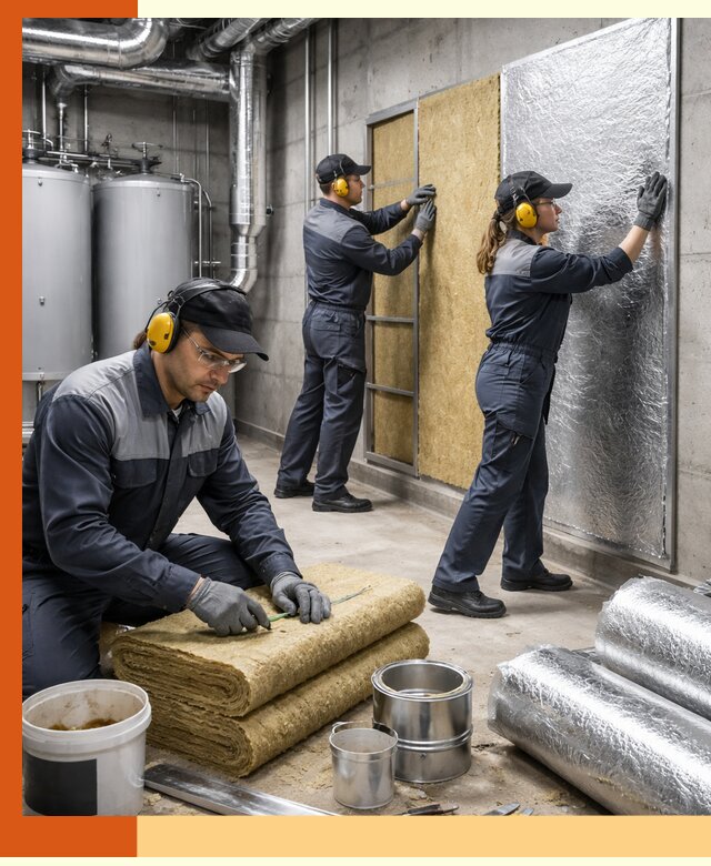 Шумоизоляция котельной в Минусинске: профессиональный монтаж и материалы