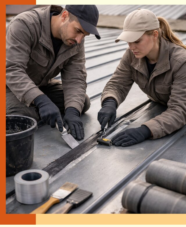 Гидроизоляция фальцевой кровли в Минусинске качественно и надежно