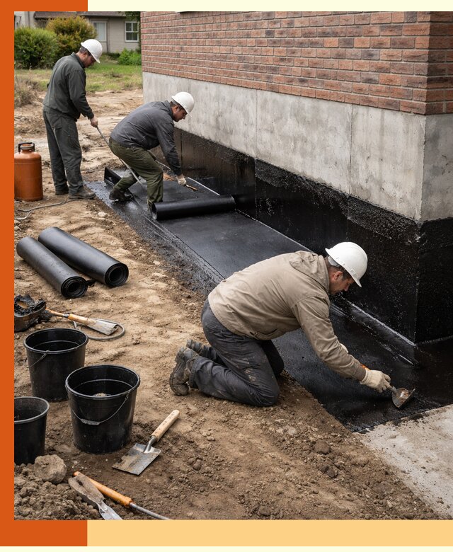 Гидроизоляция фундамента в Минусинске: надежная защита строений