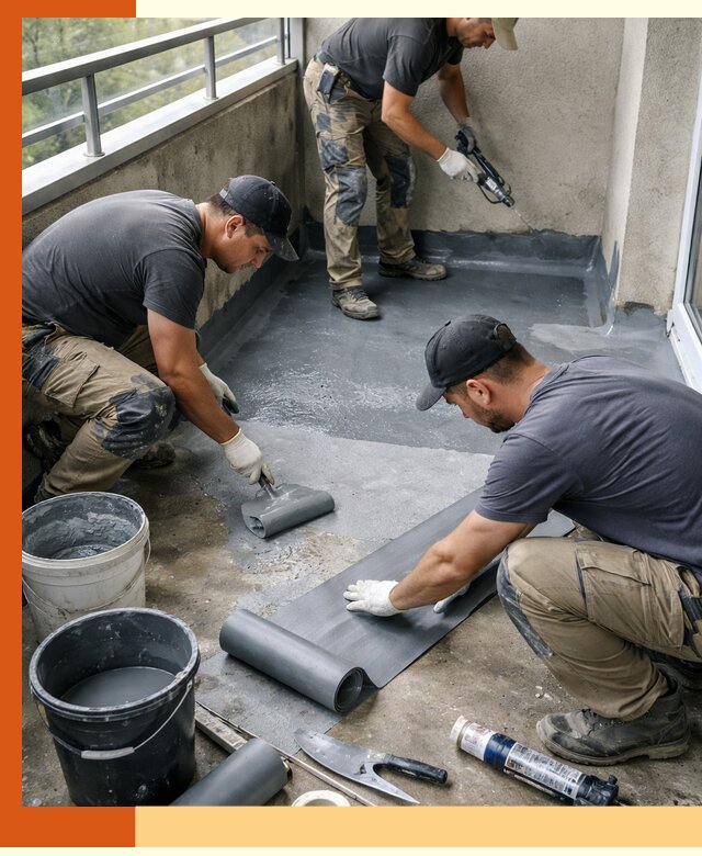 Гидроизоляция балкона в Минусинске: надежная защита от протечек