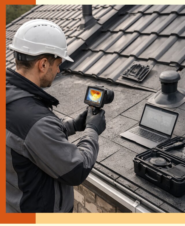 Тепловизионное обследование кровли в Минусинске для выявления дефектов