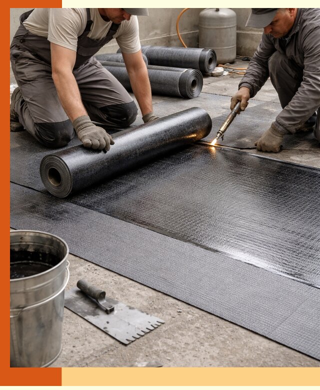 Монтаж гидроизоляционной мембраны в Минусинске для зданий и конструкций