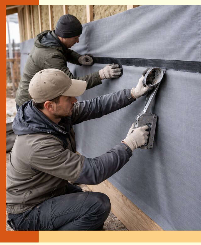 Монтаж ветроизоляции зданий и конструкций в Минусинске