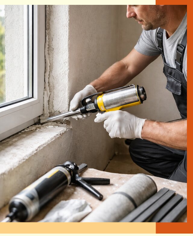 Герметизация стыков и примыканий в Минусинске от 1219 руб. под ключ | ТепломастерМнс